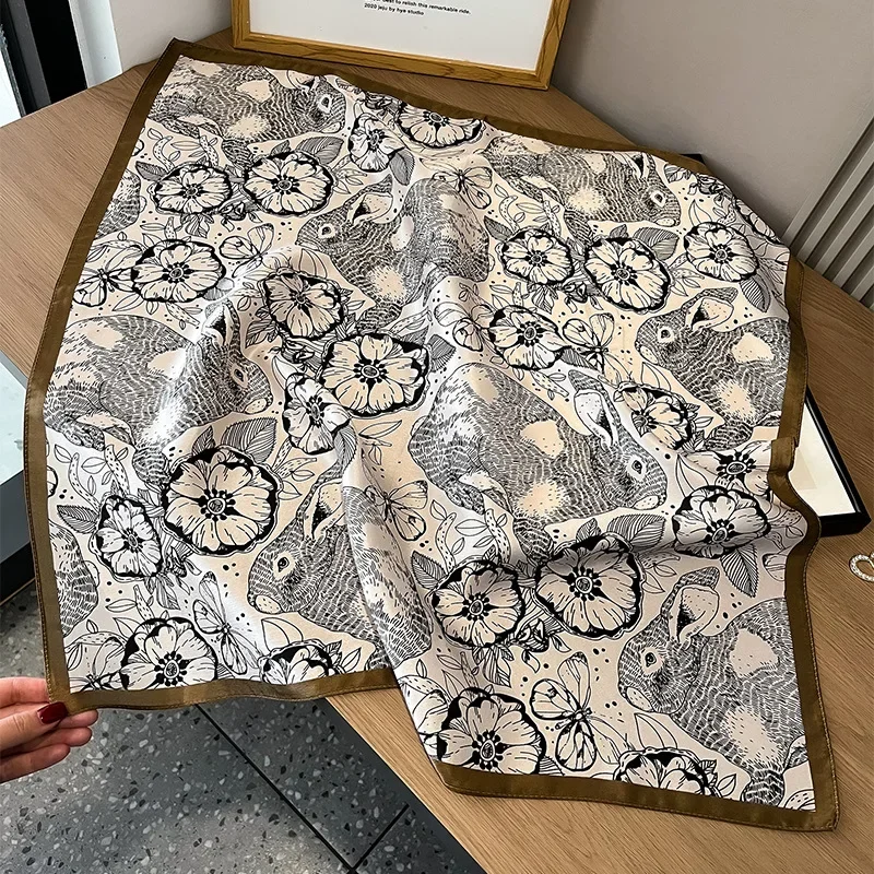 Shawl Wrap Winter - 100% Zijde Vierkant Voor Vrouwen Klassieke