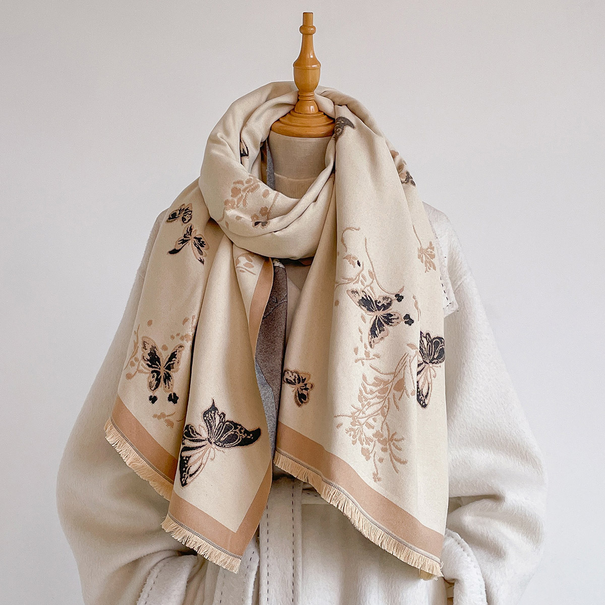 Dames imitatie kasjmier sjaal  - Cashmere Pashmina Wrap recensie en prijs